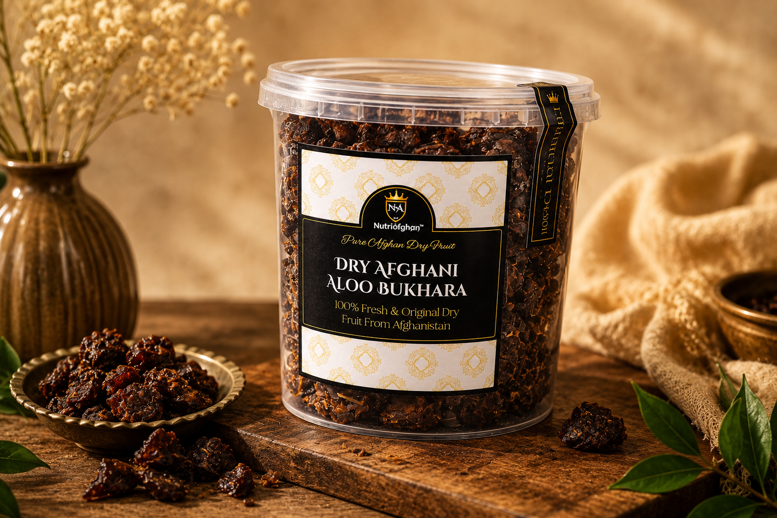 Dry Afghani  Aloo Bukhara